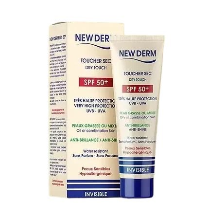NEW DERM Écran Solaire Invisible Spf 50+ (40ml)