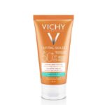 VICHY SPF50+ Crème Solaire Onctueuse Protectrice, Visage Peaux Sensibles Normales à Sèches, 50ML