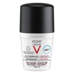 Vichy Homme Déodorant Anti-Transpirant 48H Anti-Traces Roll-On 50 ml
